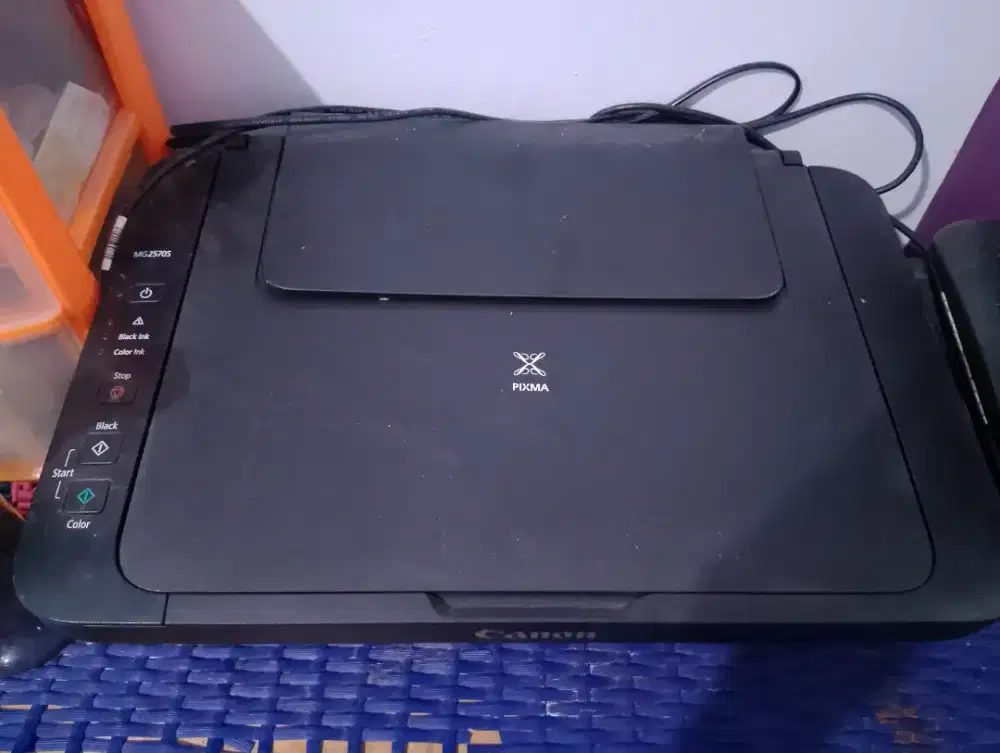 PRINTER CANON MG2570S infus injek, LIKE NEW, MULUS