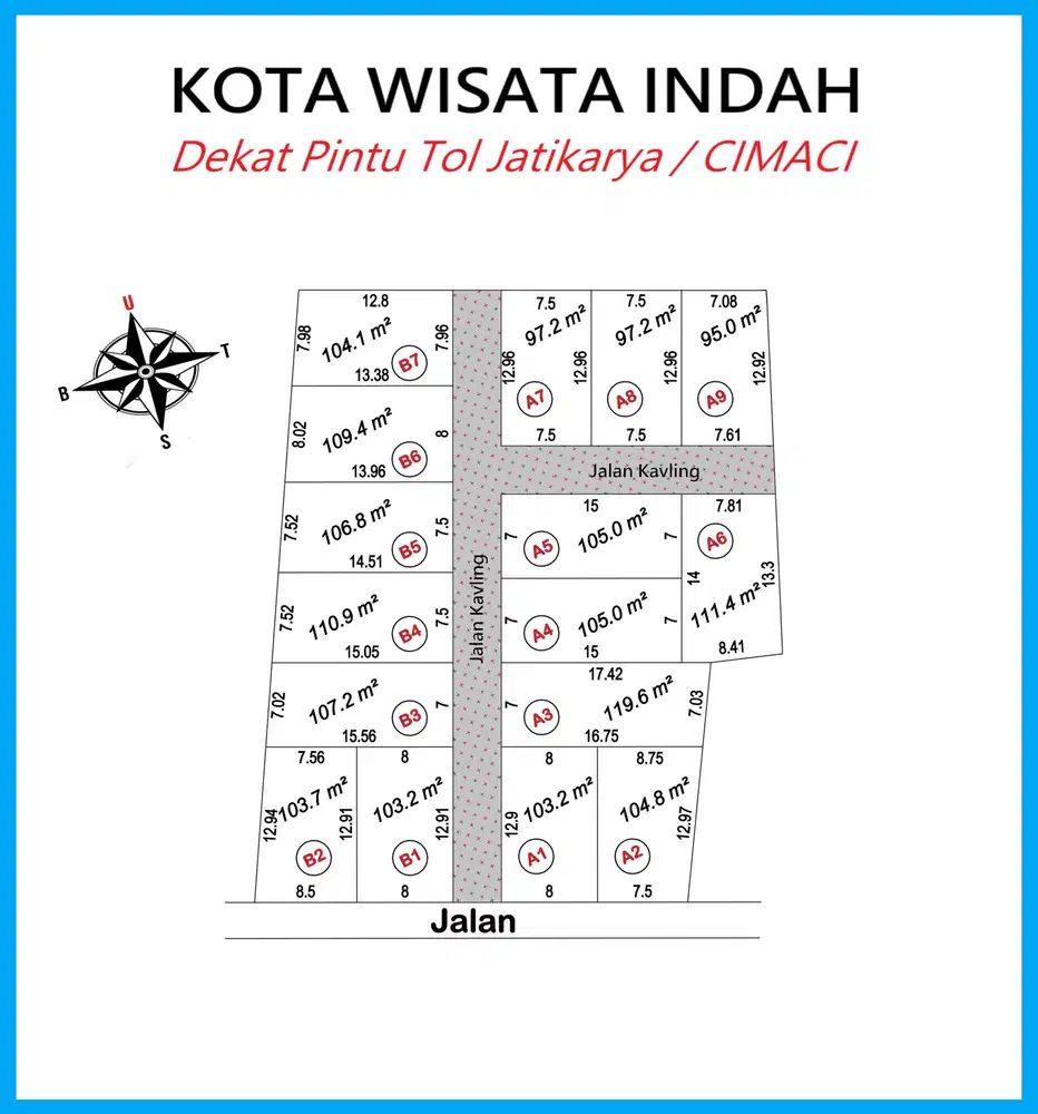 Tanah Kavling Strategis dekat Citra Grand Cibubur, Cicilan 12x