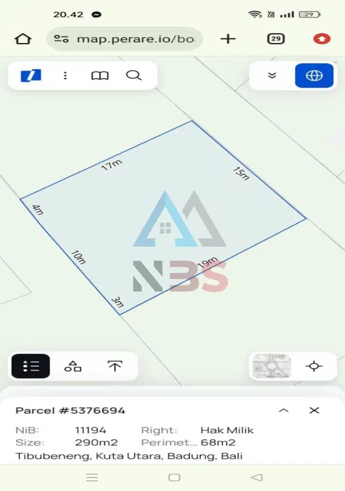 DIJUAL TANAH LOKASI CANGGU