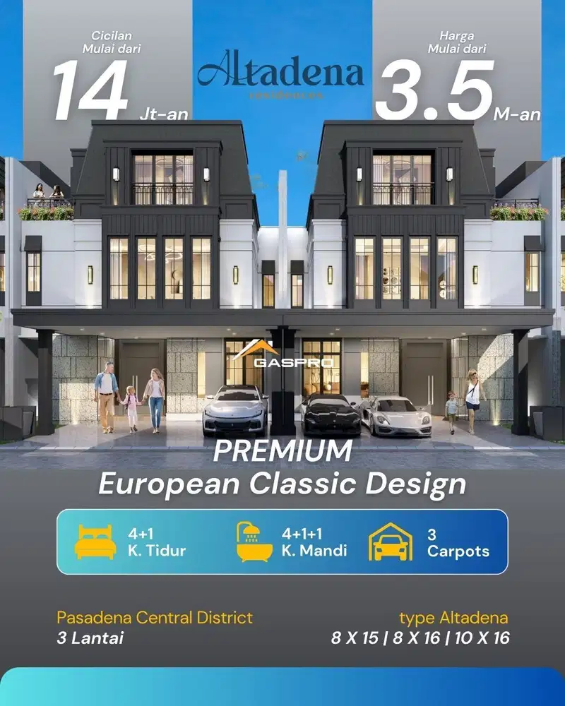 Terlaris&Terbaru by Paramount Land ALTADENA Gading Serpong Dekat Mall