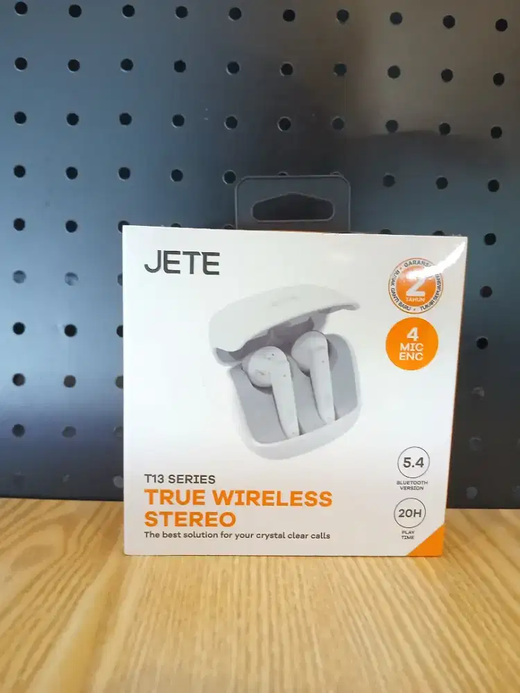 TWS JETE T13 ENC with 4 Mic Bluetooth 5.4 IPX5 Playtime 20H