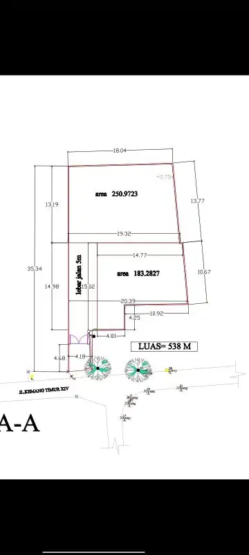 KAVLING LUAS DAN STRATEGIS DI KEMANG