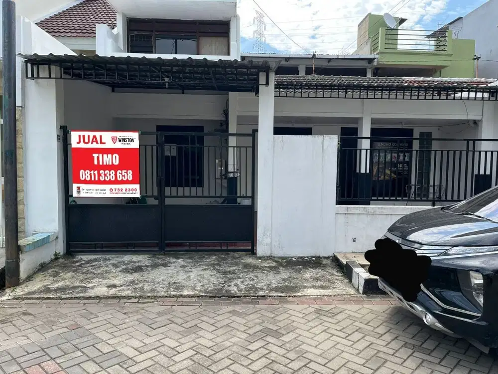 Lokasi Terbaik Rumah Lama Hitung Tanah Darmo Indah depan Taman 10jtan