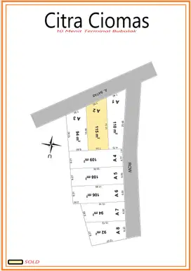 Promo Tanah Kavling Cluster Termurah  Di Bogor Ciomas - Bisa Di Cicil