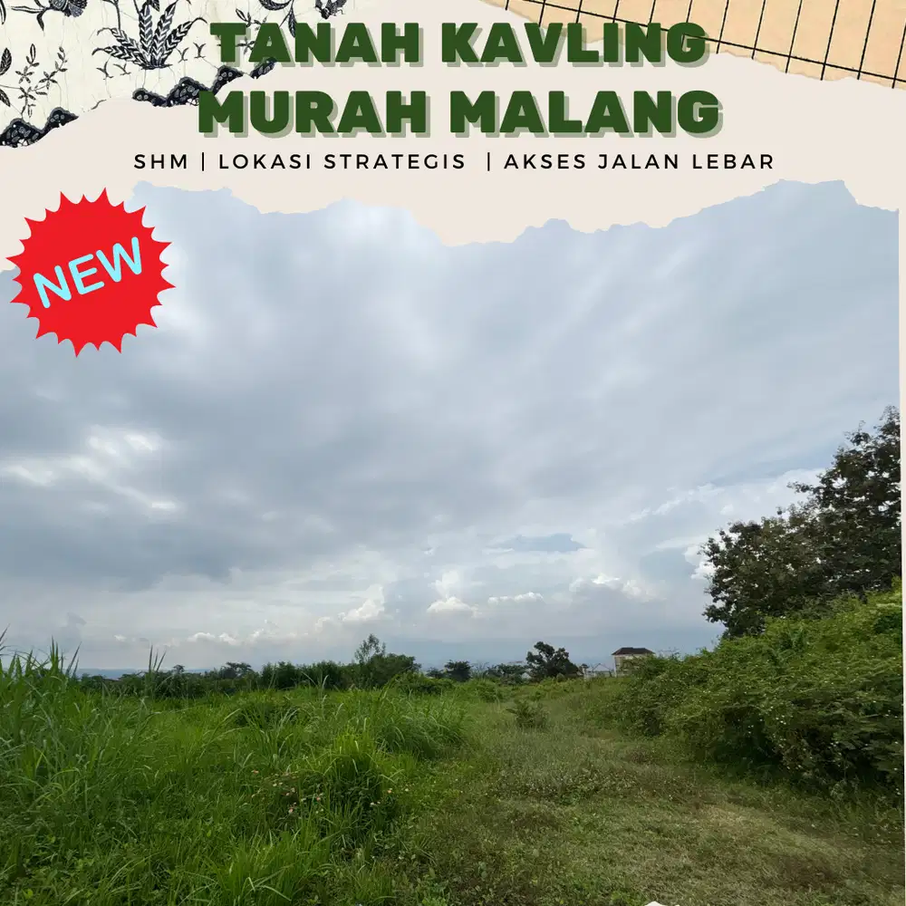 DIJUAL TANAH KAVLING LANDUNGSARI MALANG MURAH AMAN