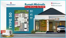 Rumah Murah Jogja Row Jalan Lebar 6 Meter di Bantul