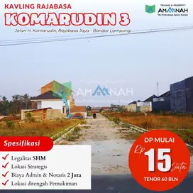 TANAH KAVLING MURAH PINGGIR JALAN KOMARUDIN RAJABASA PROMO RAMDAHAN