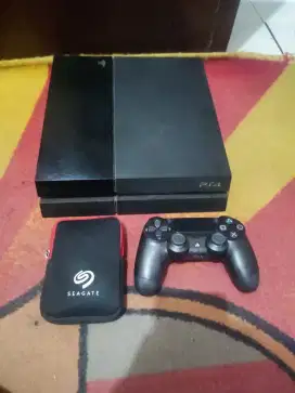 PS4 Fat 500GB + HDD Seagte 1TB
