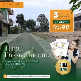 COCOK UNTUK BANGUN KOST : TANAH DEKAT SLEMAN CITY HALL JOGJA