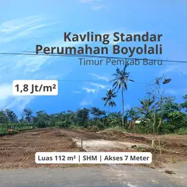 Mojosongo Kavling Hunian, 1,8Jt-an/m, 7 Menit Pemkab Boyolali