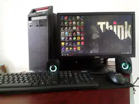Core i5 Gen 4 + RAM 24 GB + SSD 128 GB + HDD 1 TB + Monitor 19 inch