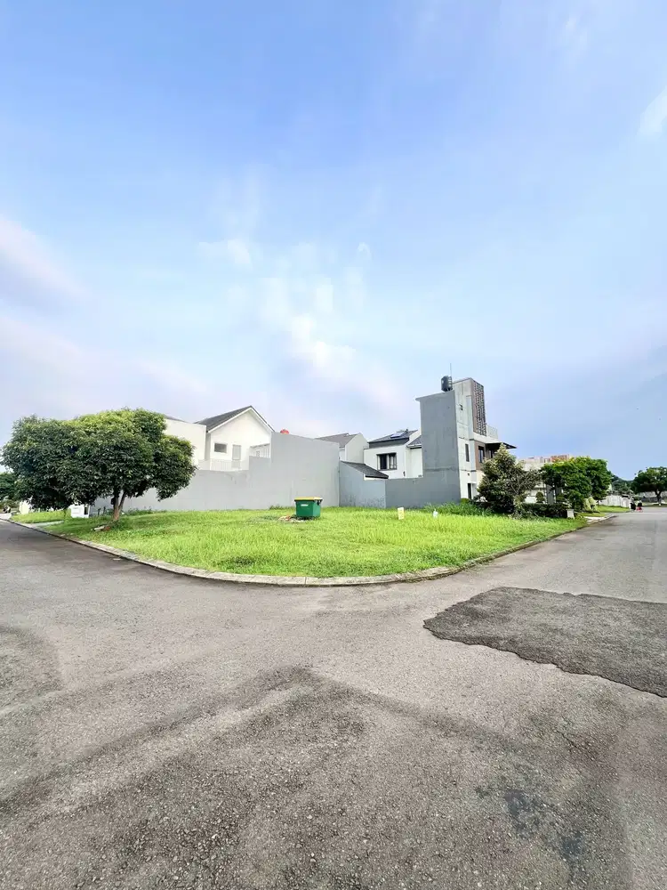 View Garden Kavling Hoek Hadap Timur Laut Di Victoria Alam Sutera
