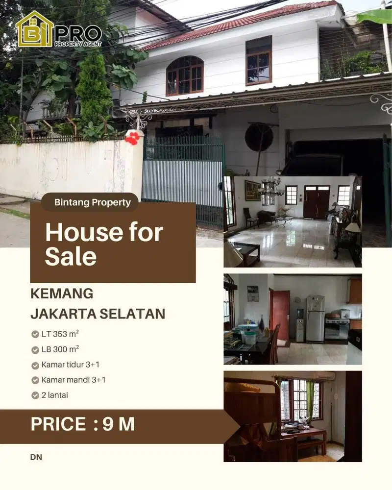 Rumah luas di Kemang Jakarta Selatan