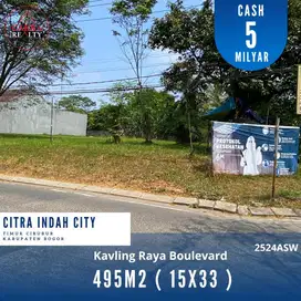 Tanah Kavling Komersil Tipe 496 di Citra Indah City 2524AM