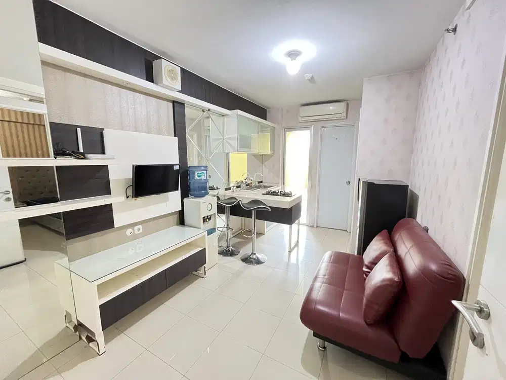 Tahunan Murah! 2BR Fullfurnished Geranium Apartemen @Bassura City