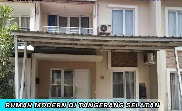 Rumah modern dengan harga murah di tang sel