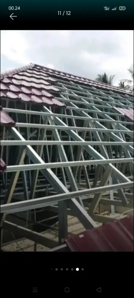 atap bocor kanopi atap bajarigan terpasang dkk