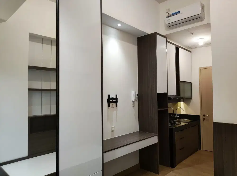 Sewa Apartemen Studio Tokyo Riverside PIK 2 Full Furnished