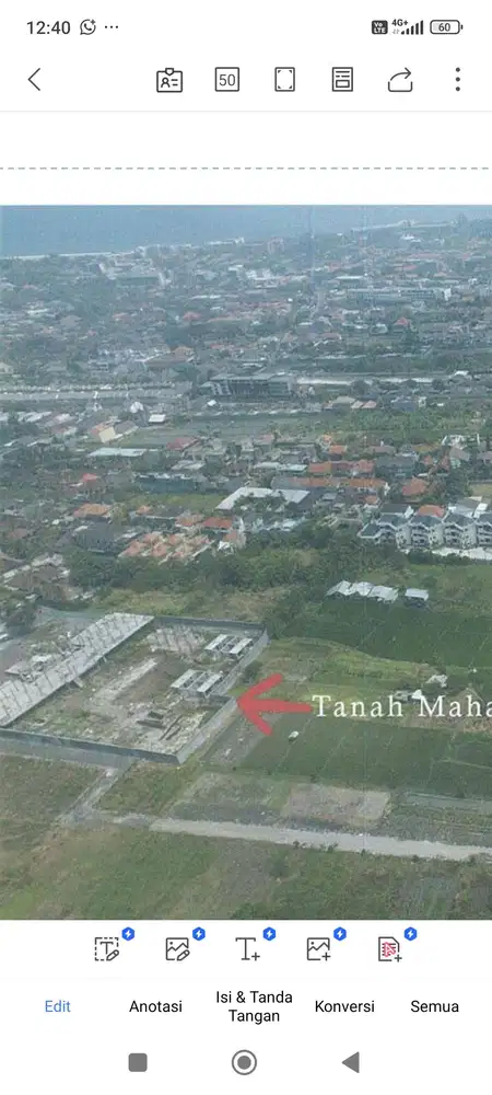 Dijual tanah 8.180 m² di Seminyak Badung Bali