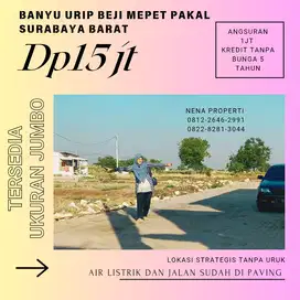 Kapan lagi ada kredit kavling di banyu Urip Dp murah nol poros