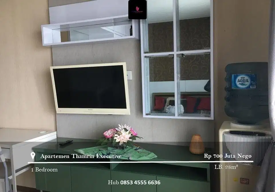 Jual Apartement Thamrin Executive High Floor Type Studio Full Furnish