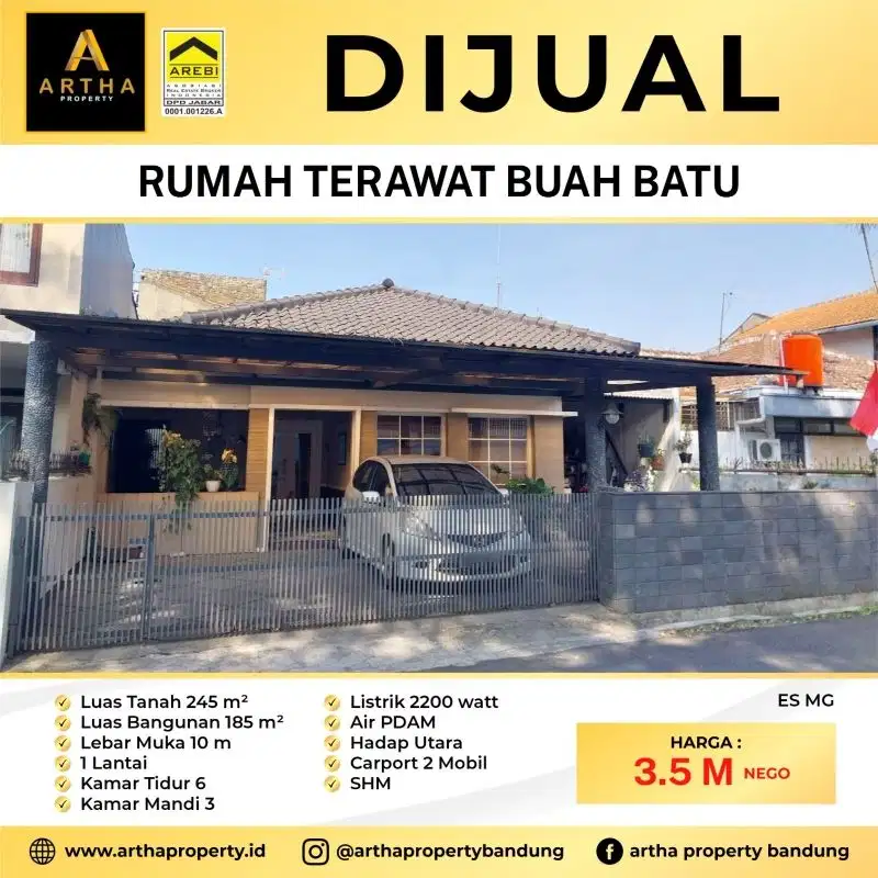 Rumah Dekat Dengan SMAN 8 Bandung