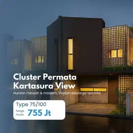 Cluster Permata Kartasura View Rumah Industrial Type 80/100 Mulai 755 Jt