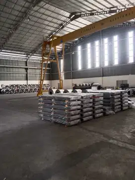 Gudang baru Blesindo Legok luas 2128m, ada 3 hoist