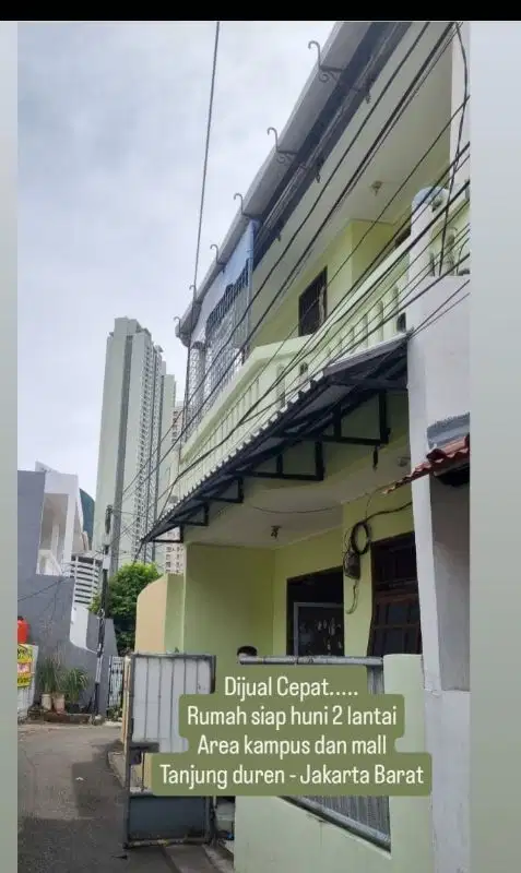 dijual murah rumah secend tanjung duren jakarta barat