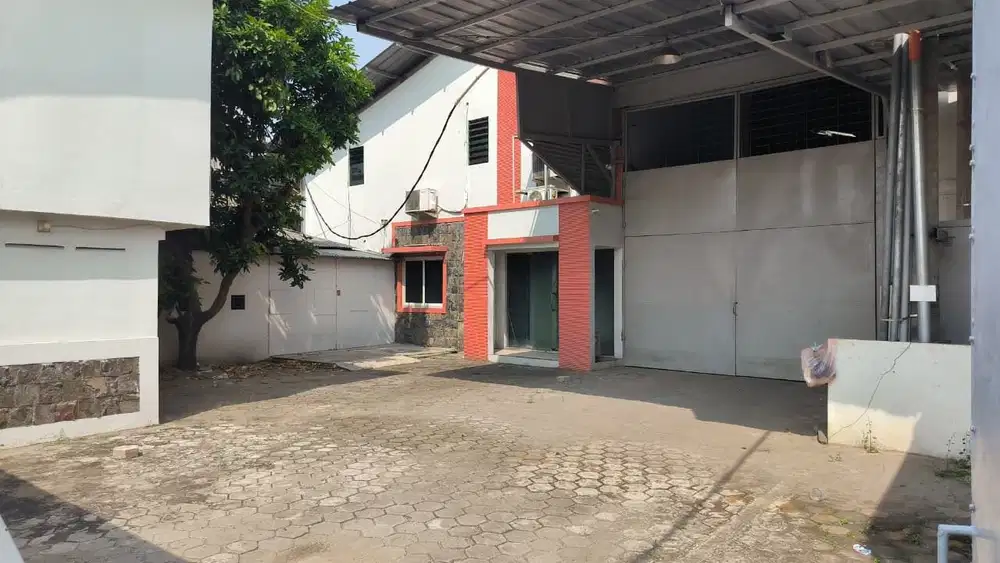 Gudang kavling DPR lt. -/+1100m2, office, mess