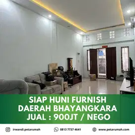 Rumah komplek siap huni furnish daerah bhayangkara kota medan