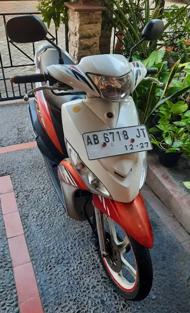 Mio J Injeksi Merah 2012 Pajak Hidup Plat Sleman Mesin Baik Bodi Orsnl
