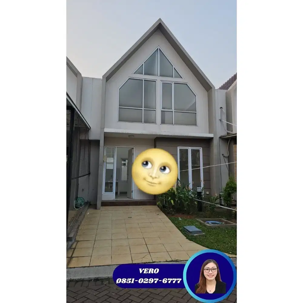 New Boston village Hadap selatan 2 Kamar 2 lantai Gading Serpong