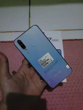 Jual BU HP RAM 8/256 GB Second Murah VIVO Y17 No Minus Mulus Biru