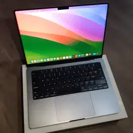 Macbook m1 pro 2021 layar 14 inch ram 16gb ssd 1tb fullset bisa cod