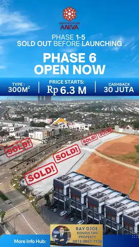 Studio Loft Murah 3 lantai Hanya 6 M Hadap Jalan Raya langsung