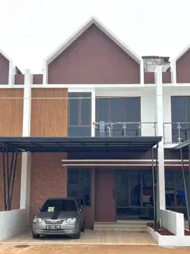 RUMAH SCANDINAVIAN SUPER MEWAH DI JATIASIH FREE BIAYA BIAYA