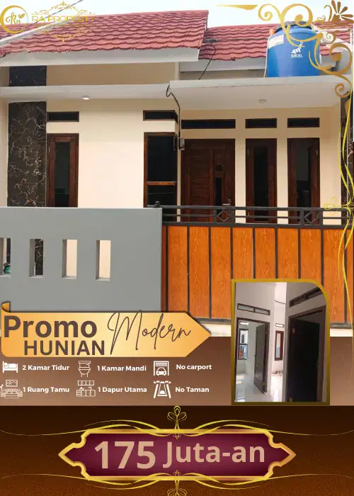 Cluster minimalis terlaris 2 kamar tahap 5 mulai dari 175 jutaan