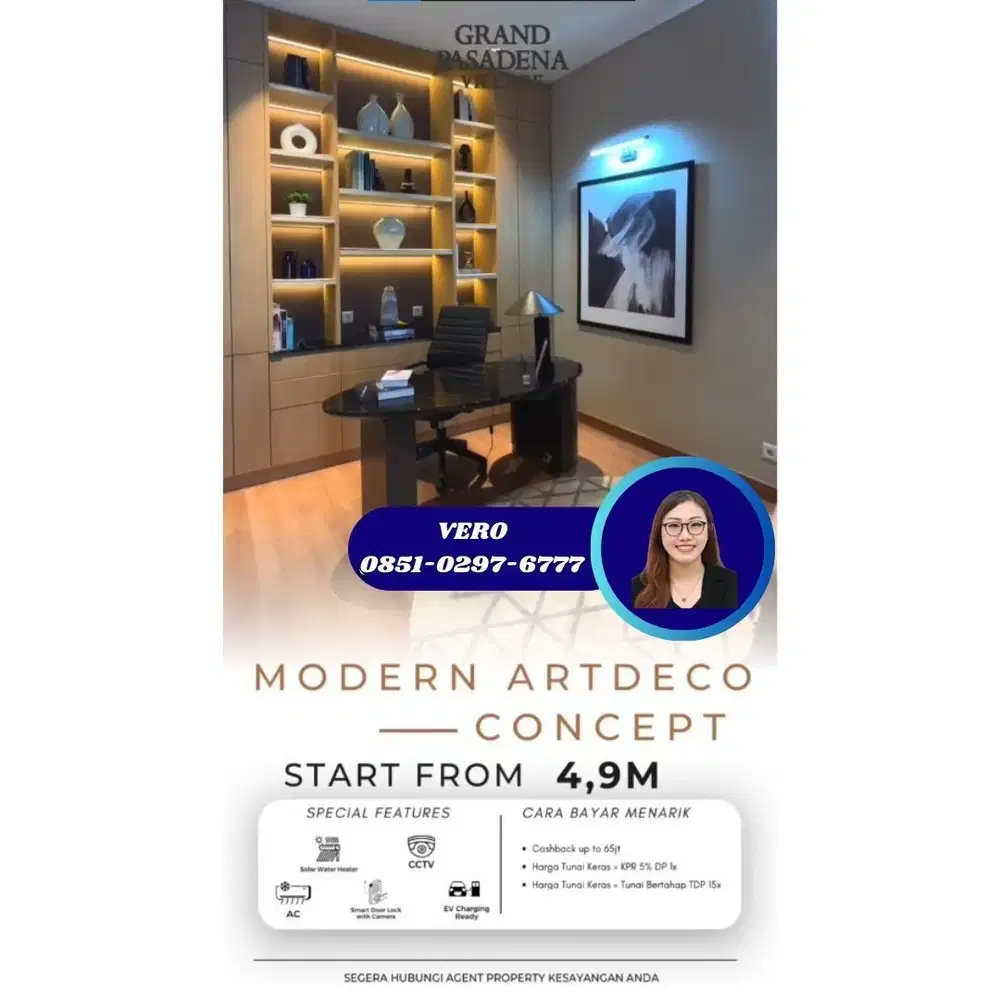 4 man Facade Design Modern Grand Pasadena Village Full Marmer