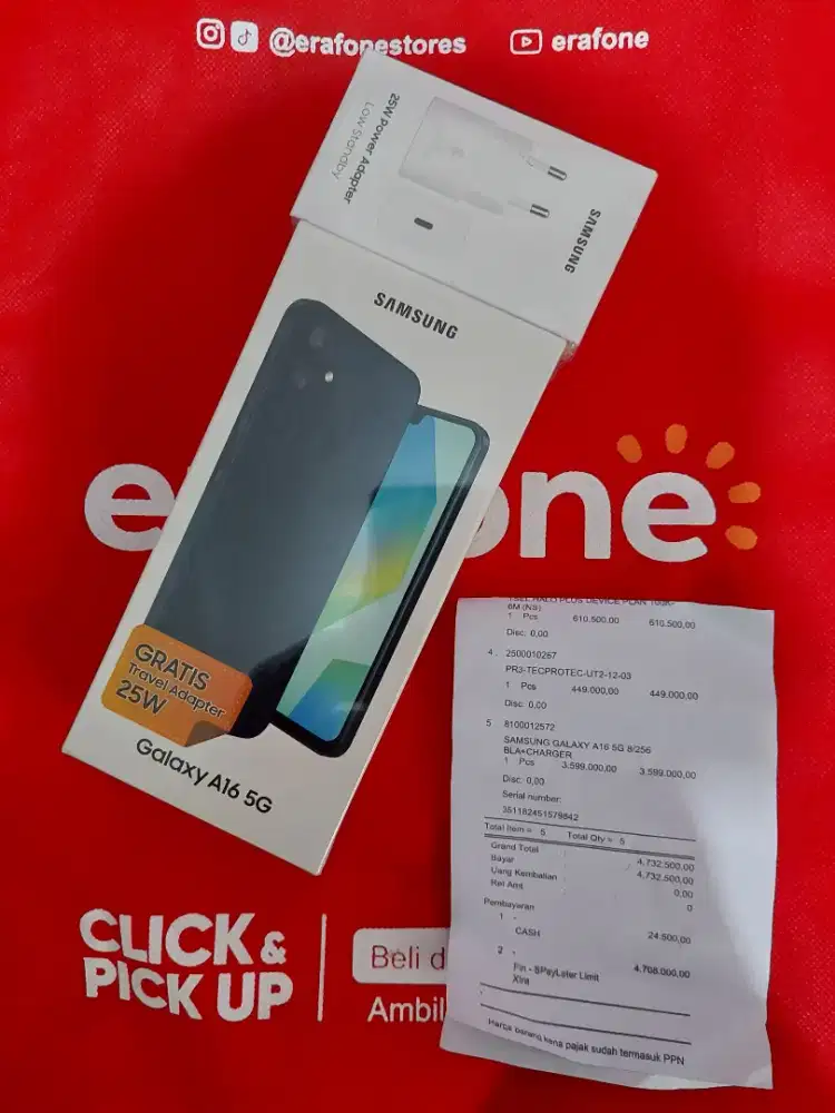 SAMSUNG A16 5G 8/256 NEW SEGEL RESMI