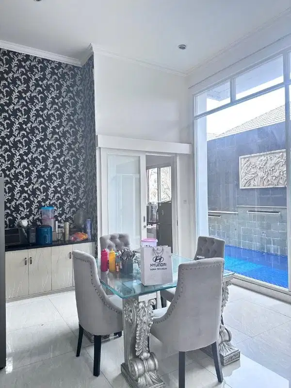 DIJUAL RUMAH HOEK SEMI FURNISH DAN PRIVATE POOL ANTHEA BSD