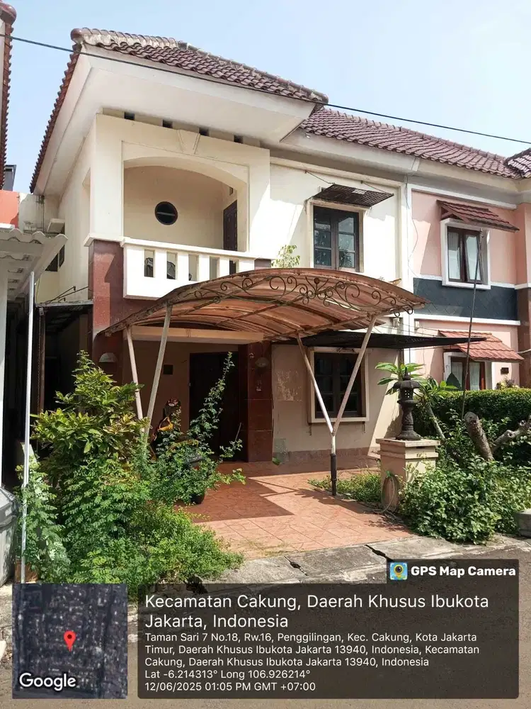 Jual rumah murah kondisi kosong jatinegara cakung penggilingan jaktim