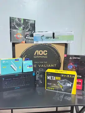 full set pc gaming siap PAKAI ( monitor 185hz )