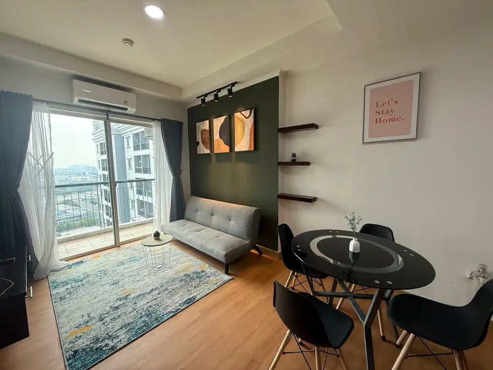 Hot unit apartemen MOI 2BR SHM view lepas renov