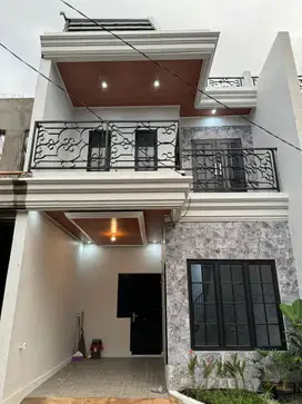 MBV6 Townhouse Mewah 2,5 Lt + Rooftop Free Biaya di Area Cimanggis