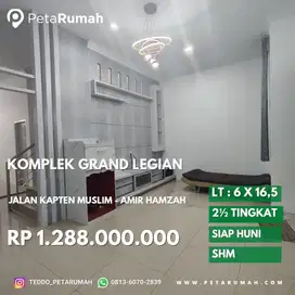 Rumah cantik komplek grand legian jalan kapten muslim - amir hamzah