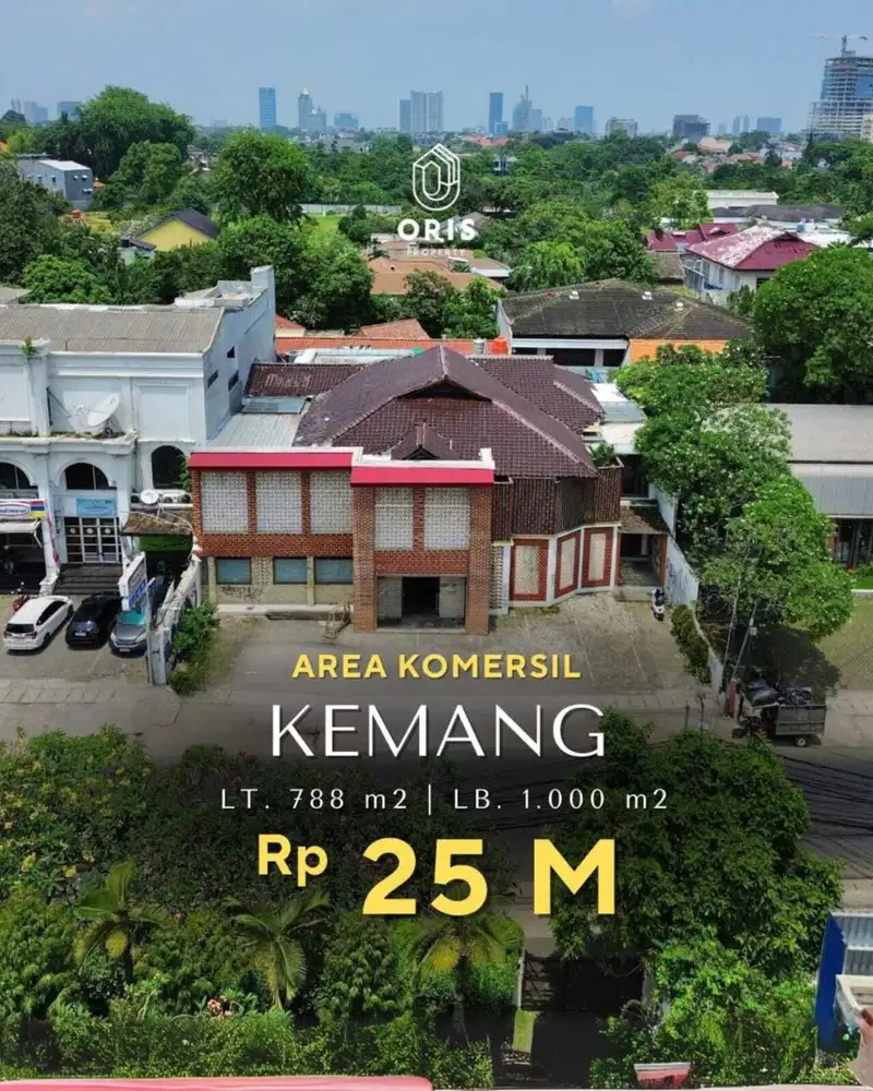 Bangunan Komersial Cocok Utk Cafe Kantor Klinik di Kemang Jakarta