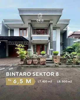 Hot Sale Dijual Rumah Cantik Dalam Cluster di Bintaro Jaya 8 Tangsel