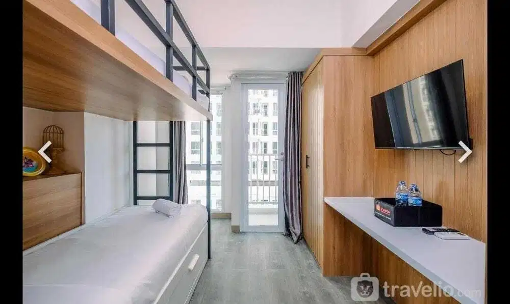 Disewakan Apartemen Tokyo Riverside Studio Full Furnish (-wh) 25 jt/th