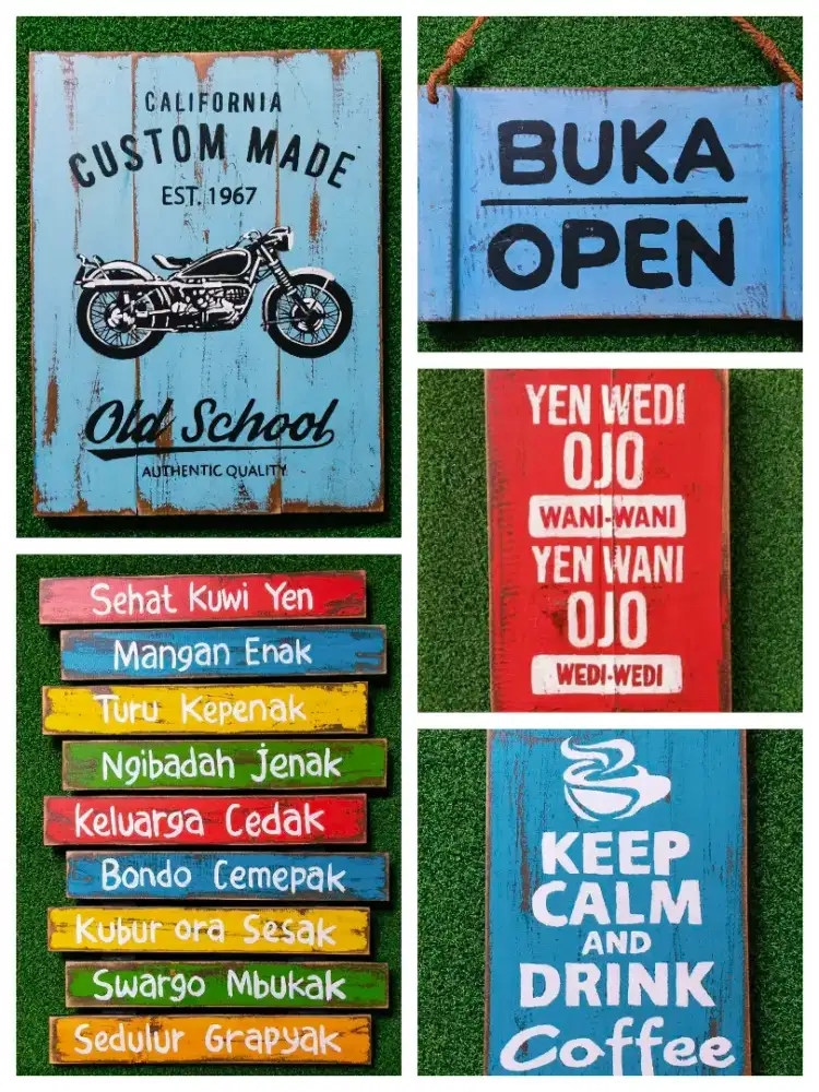 Hiasan dinding kayu